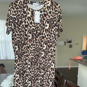 Leopard mini dress